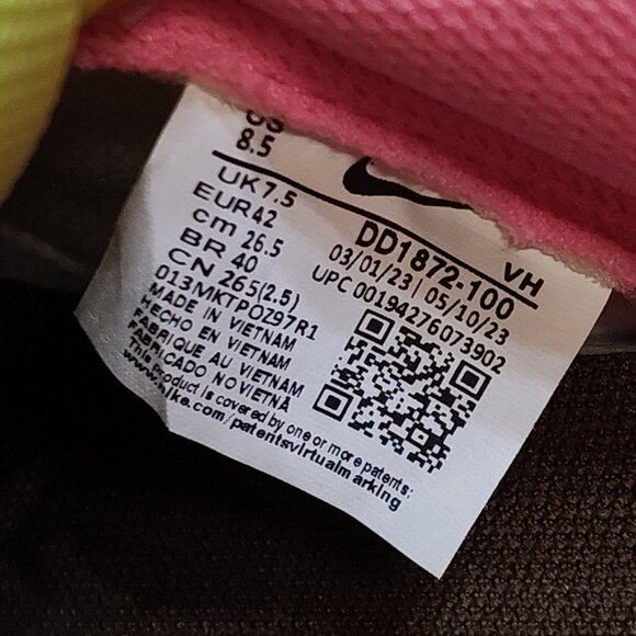 Nike Dunk Low SE Easter Candy Men 8.5 WMNS 10 Multi-Color DD1872-100 Wore Twice! - Picture 13 of 13